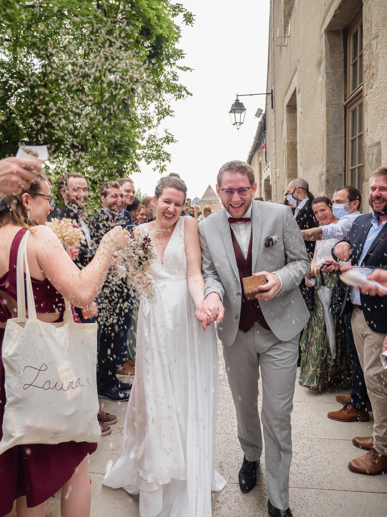Mariage - sortie des mariés