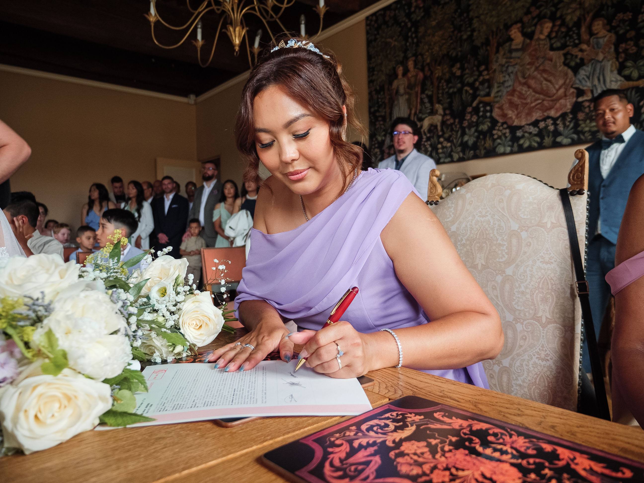 Mariage - Signature témoin mairie